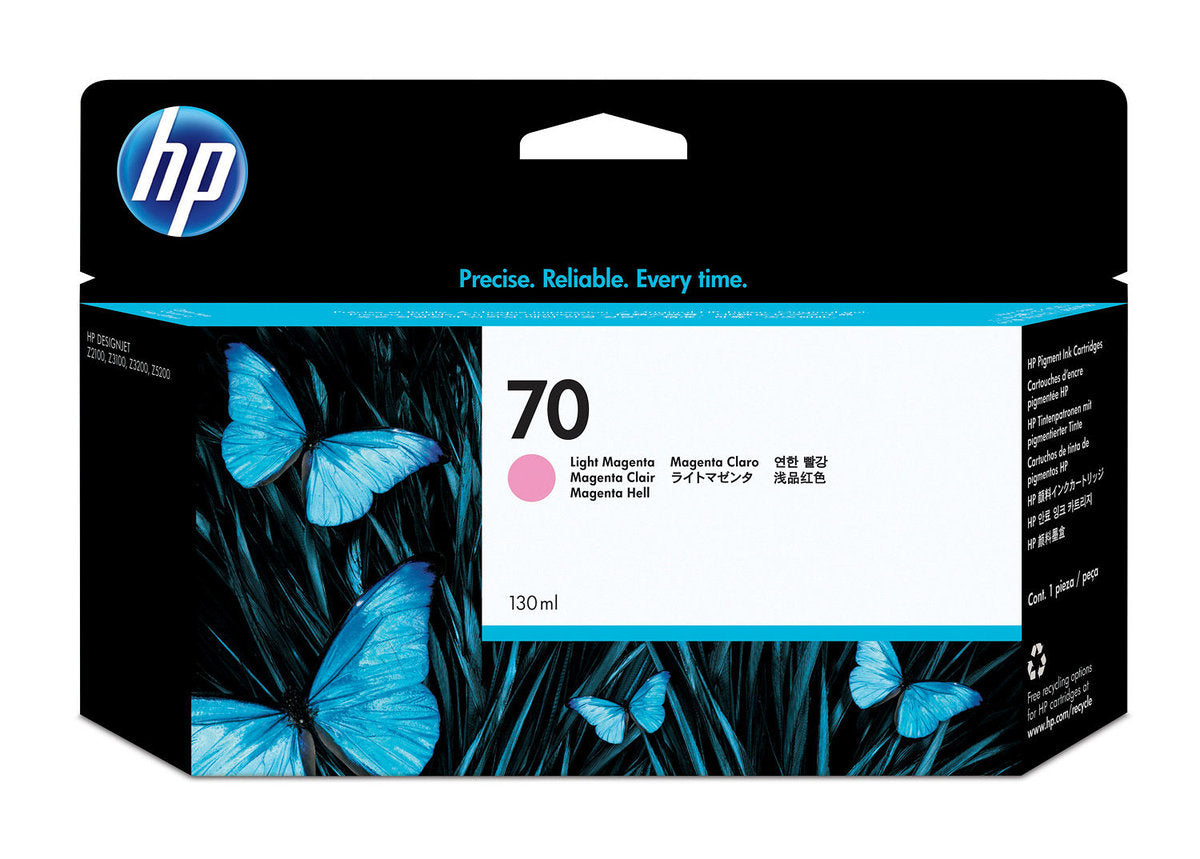 HP 70 130-ML LIGHT MAGENTA INK CARTRIDGE Z5400PS/Z5200/Z3200/Z3100