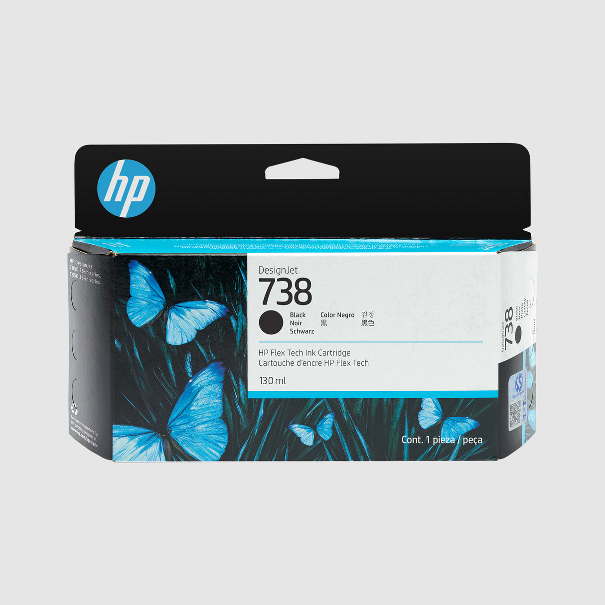 HP 738 Black DesignJet - ink cartridge 130ml T850, T950