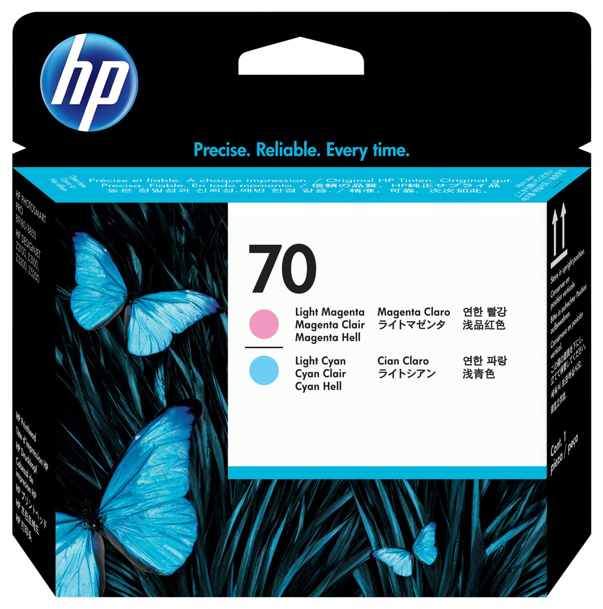 HP 70 LIGHT MAGENTA AND LIGHT CYAN PRINTHEAD
