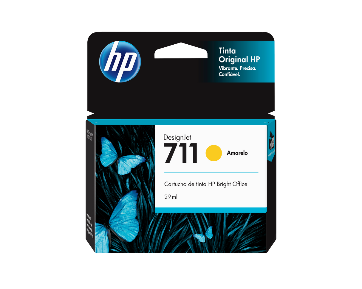HP 711 29ml YELLOW INK CARTRIDGE - T530