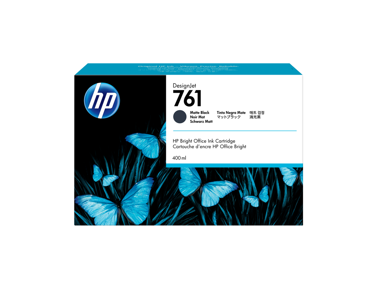 HP 761 400-ML MATTE BLACK DESIGNJET INK CARTRIDGE T7100/T7200