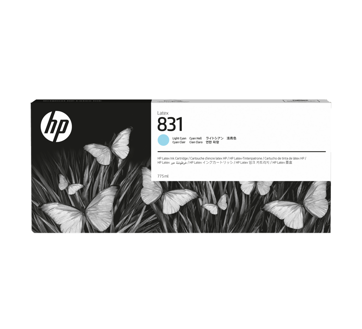 HP 831A 775-ML LIGHT CYAN LATEX 335 360 365 INK CARTRIDGE