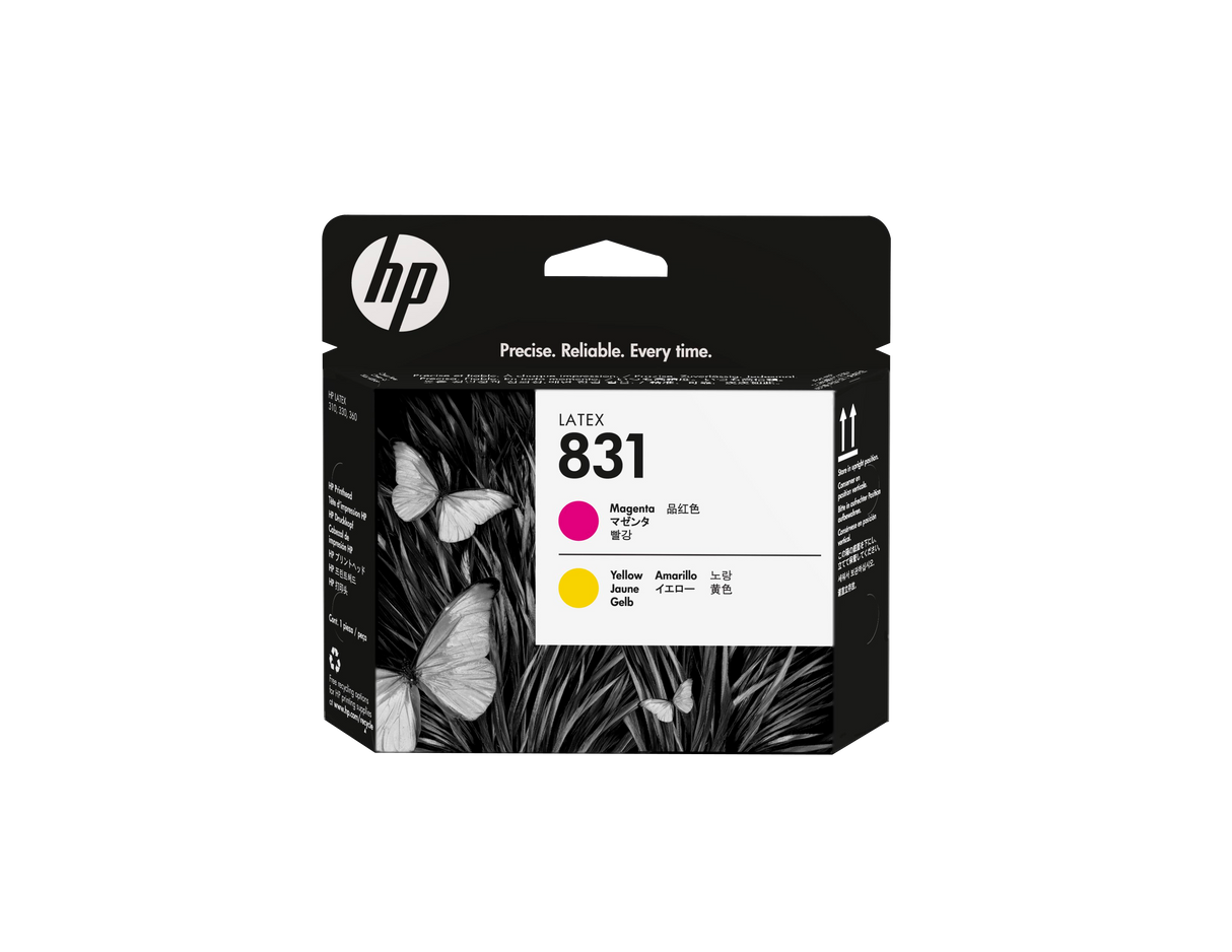 HP 831A YELLOW/MAGENTA LATEX 335 360 365 PRINTHEAD