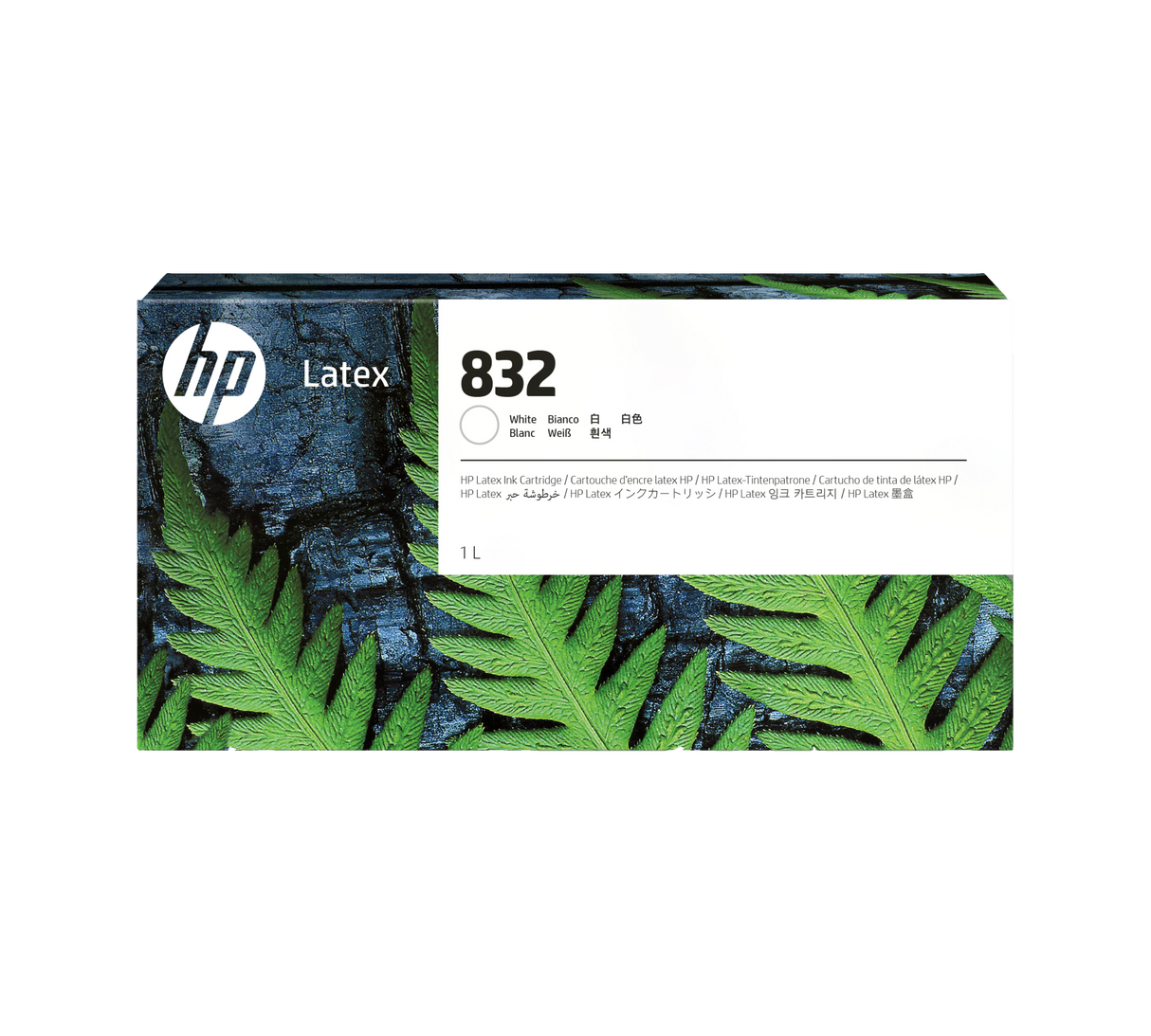 HP 832 1L WHITE LATEX INK CARTRIDGE