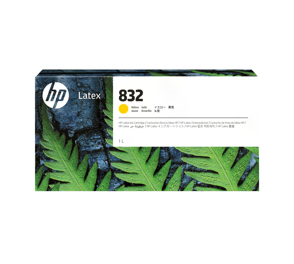 HP 832 1L YELLOW LATEX INK CARTRIDGE
