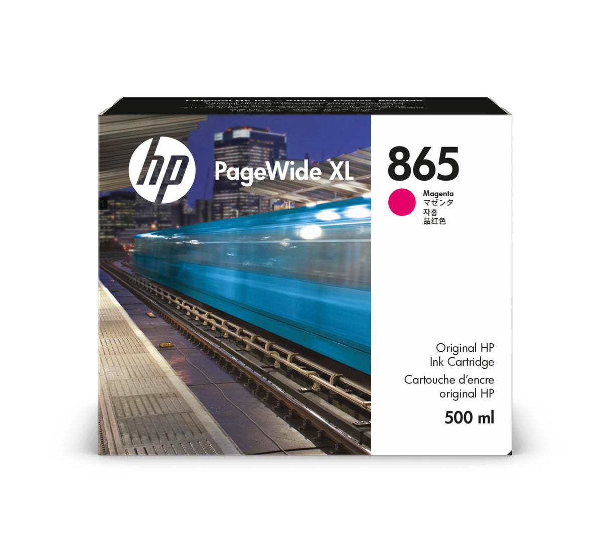 HP 865 500ml Magenta PageWide XL Ink Cartridge 4200/4700