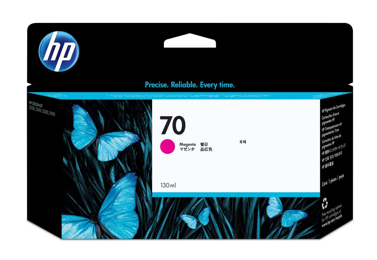 HP 70 130-ML MAGENTA INK Z5400PS/Z5200/Z3200/Z3100