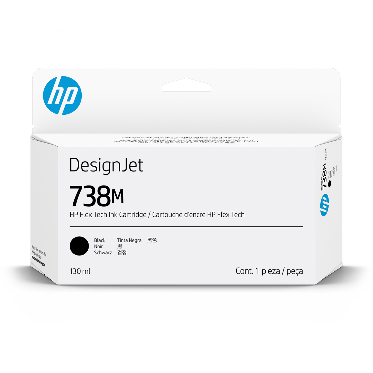 HP 738M 130-ml Black DesignJet Ink Cartridge – Repro Products