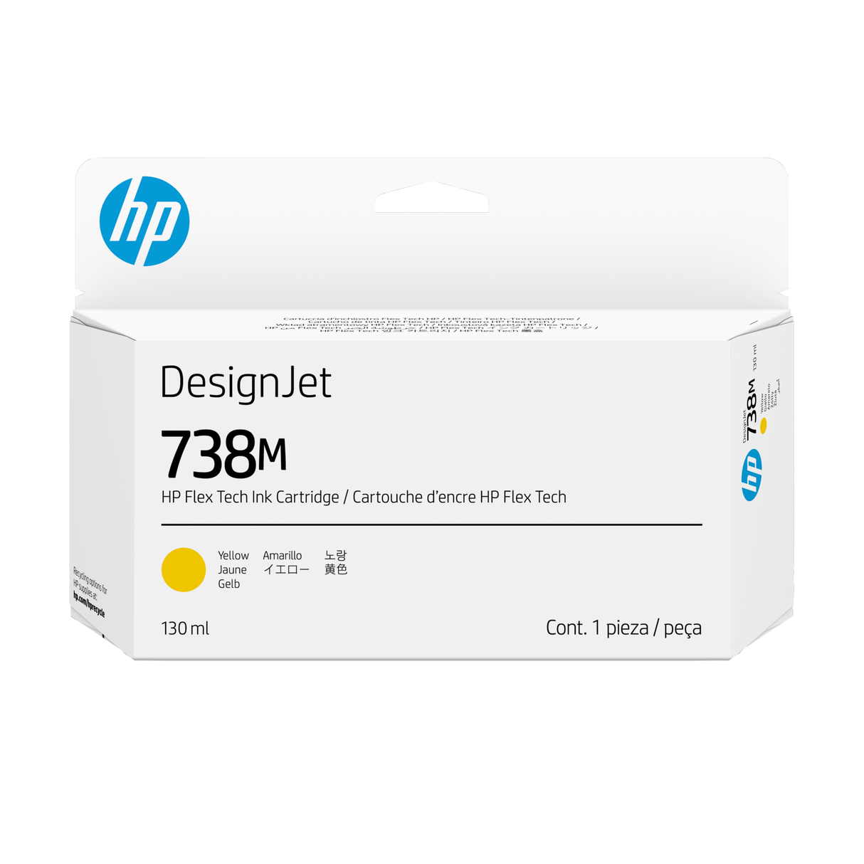 HP 738M - 300 ml Yellow DesignJet ink cartridge XT950