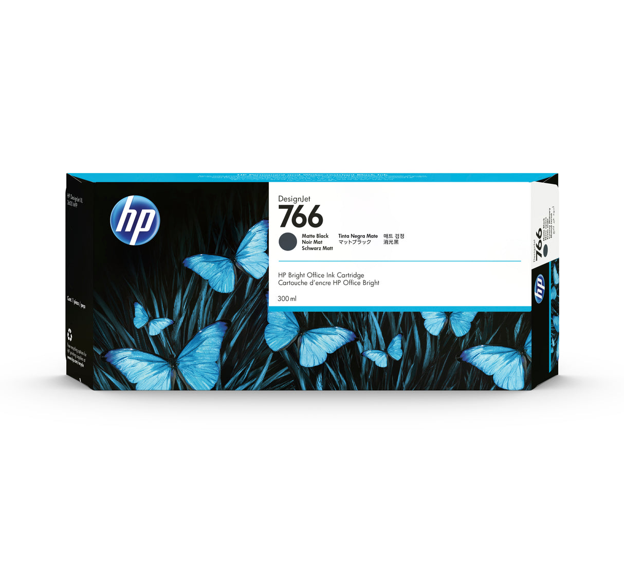 HP 766 300ML MATTE BLACK DESIGNJET INK CARTRIDGE  DJXL 3600