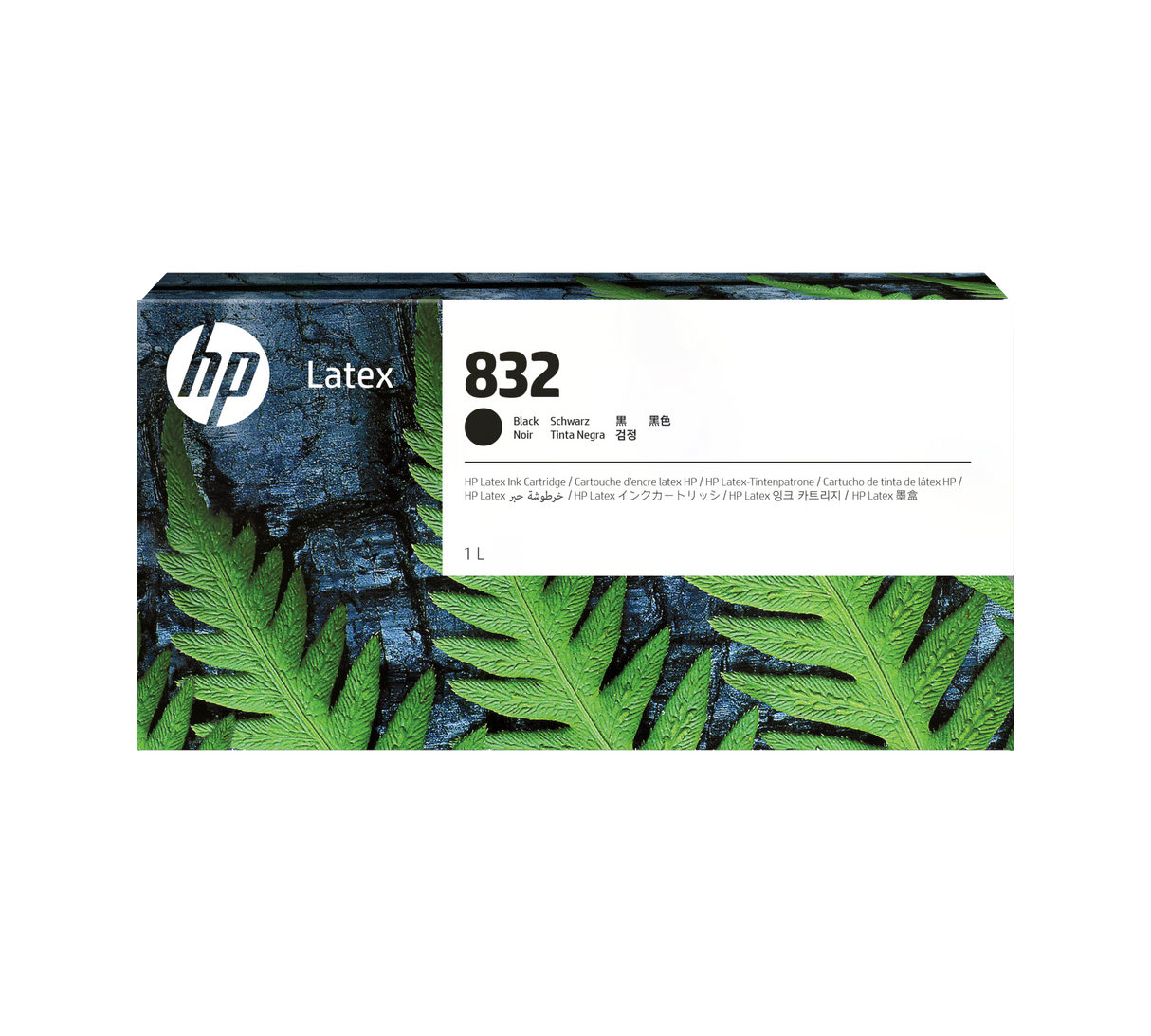 HP 832 1L BLACK LATEX INK CARTRIDGE