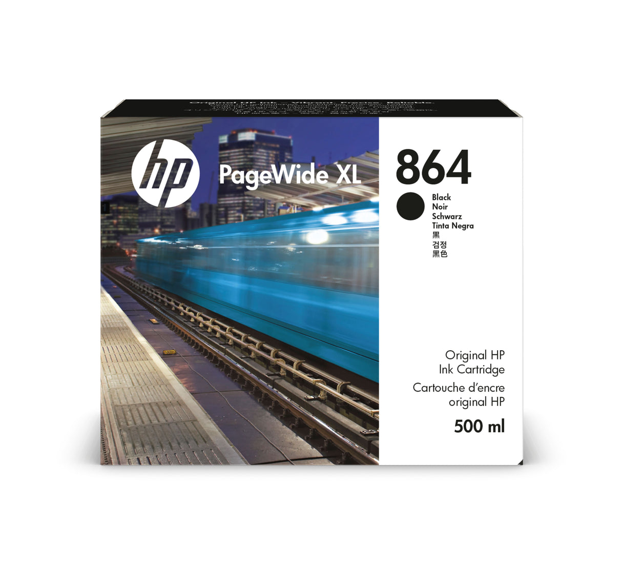 HP 864 500ml Black PageWide XL Ink Cartridge 4200/4250/4700