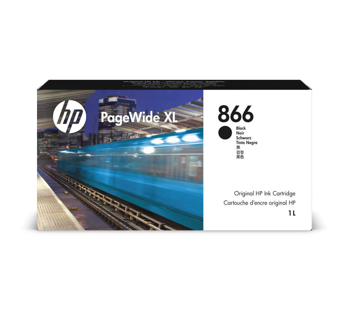 HP 866 1L Black PageWide XL 5200 and 5200 Pro MFP Ink Cartridge