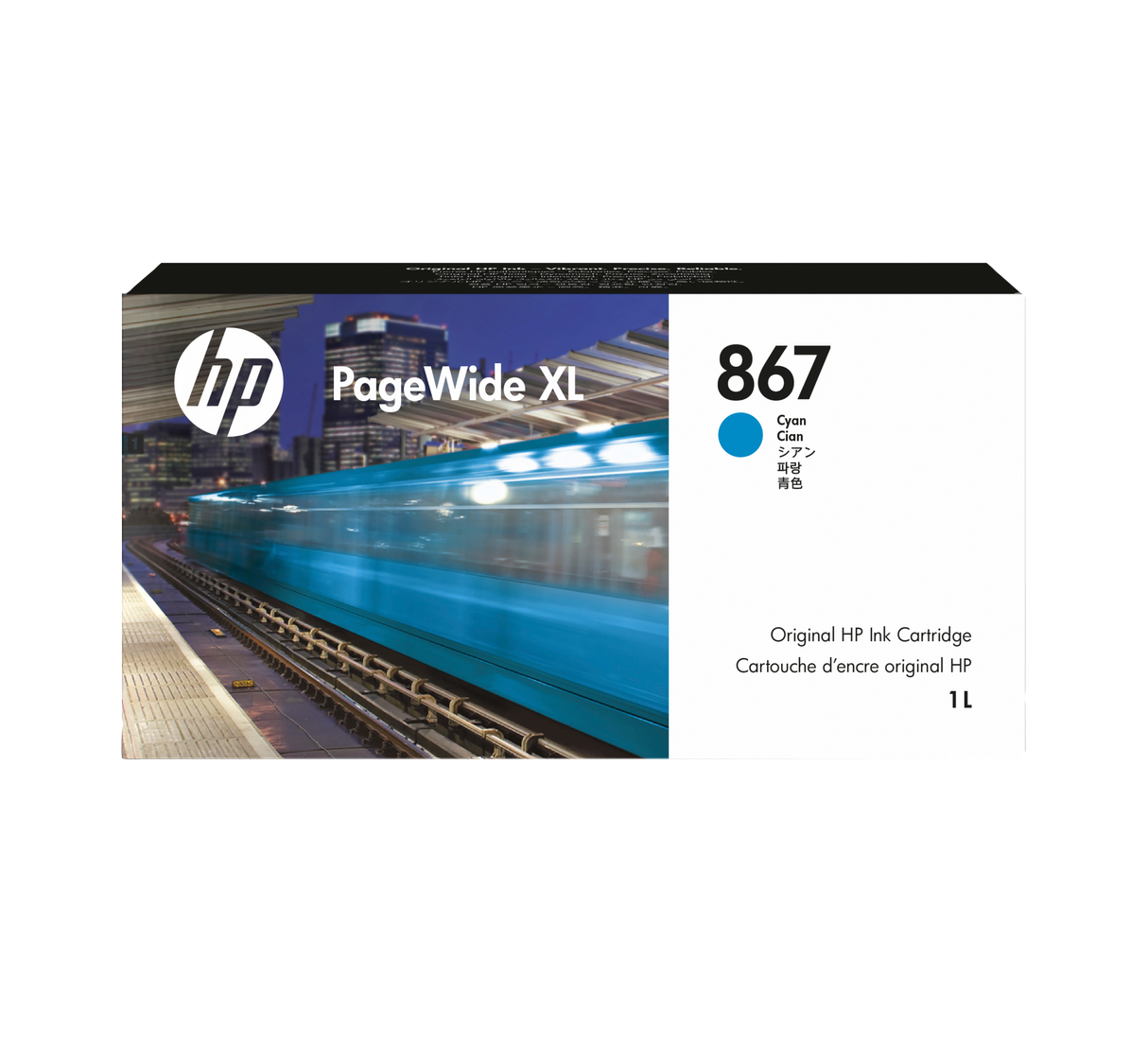 HP 867 1L Cyan PageWide XL 5200 Ink Cartridge