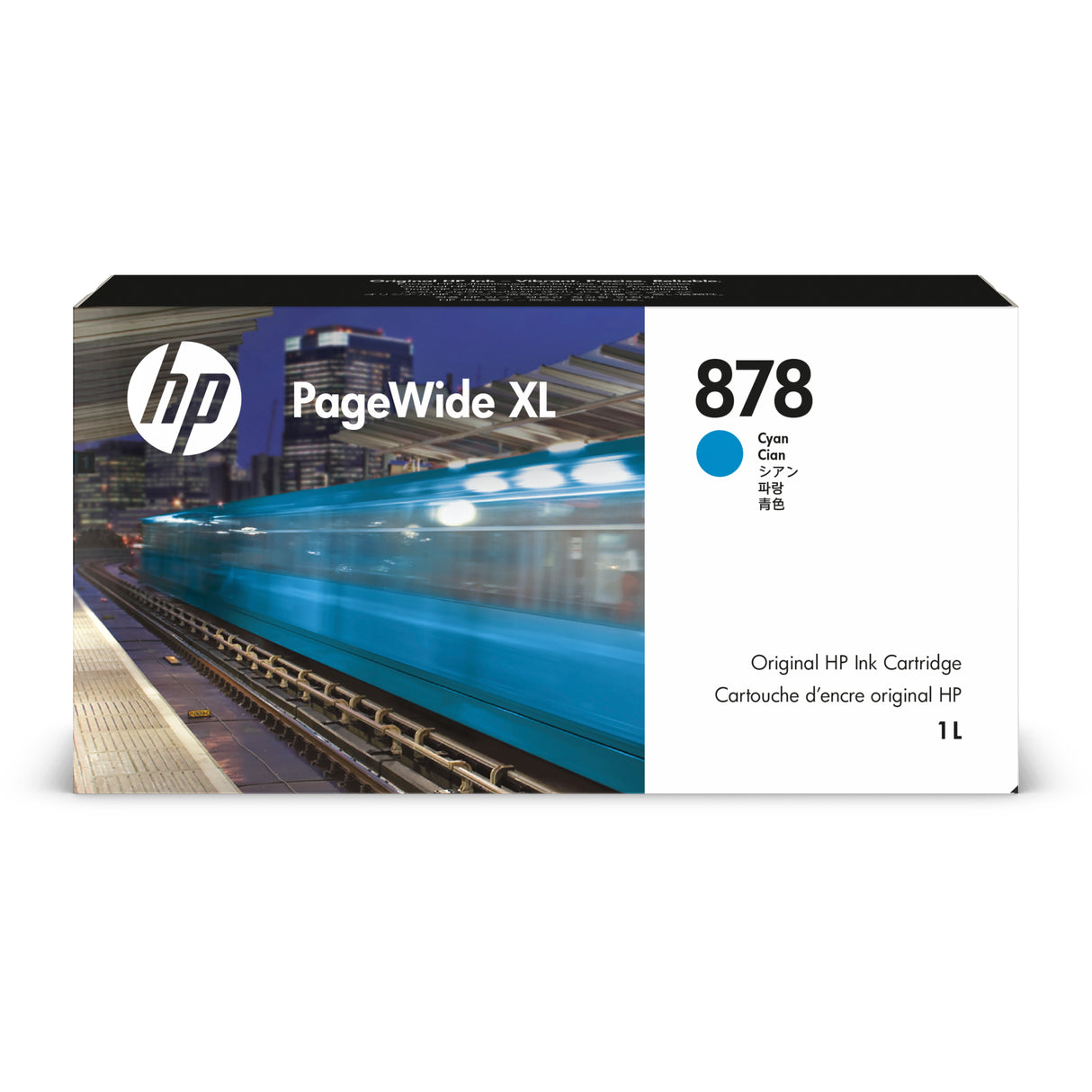 HP 878 1L CYAN PAGEWIDE XL 5200 PRO 8200 INK CARTRIDGE