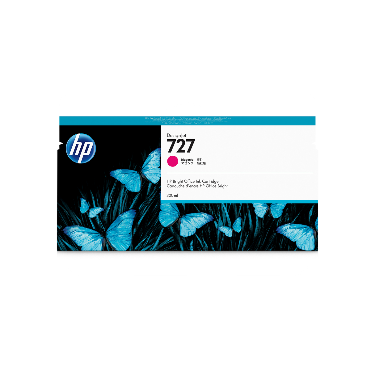 HP 727 300-ML MAGENTA DESIGNJET INK T920/930/1530/2500/2530