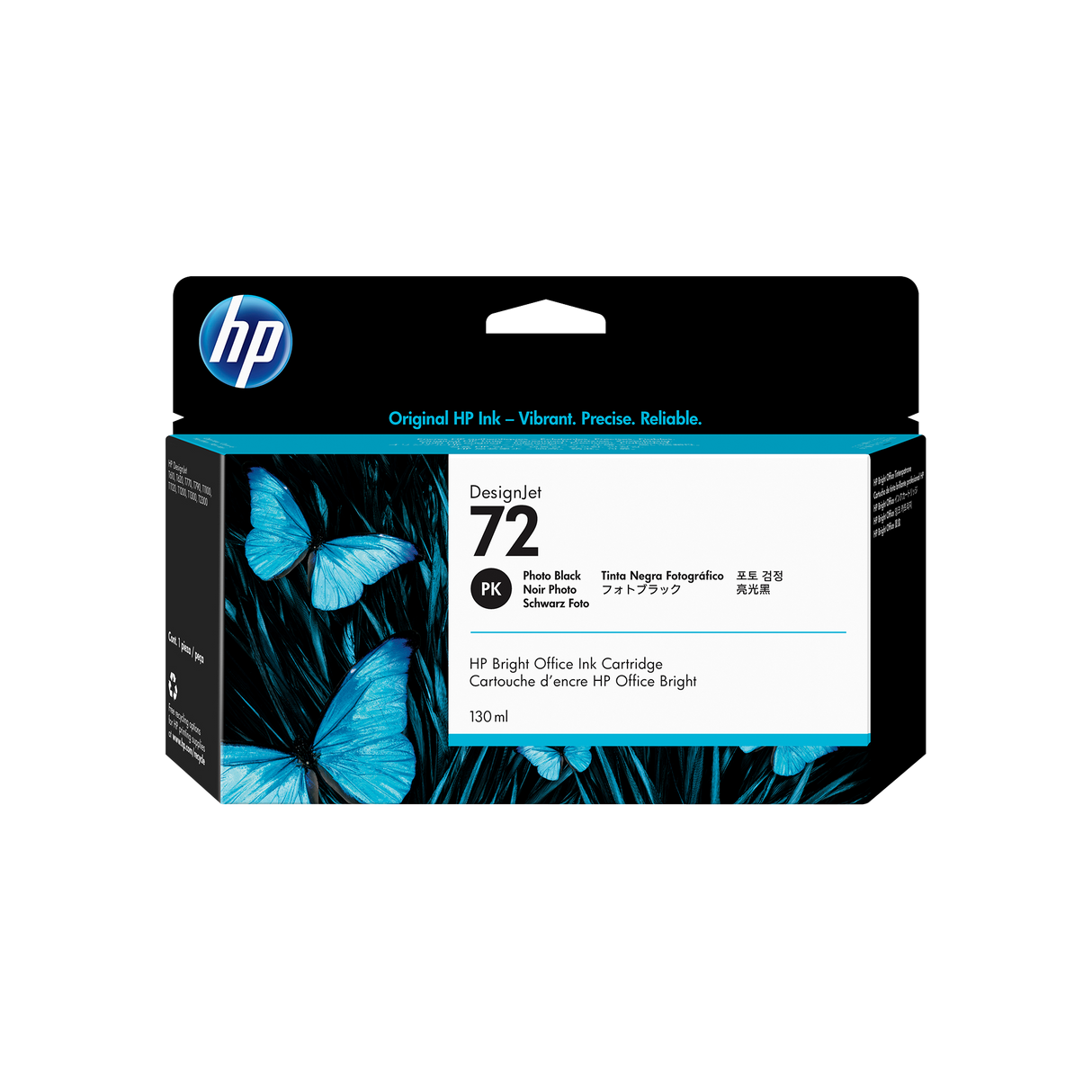 HP 72 PHOTO BLK INK 130 ML T790/795 SERIES