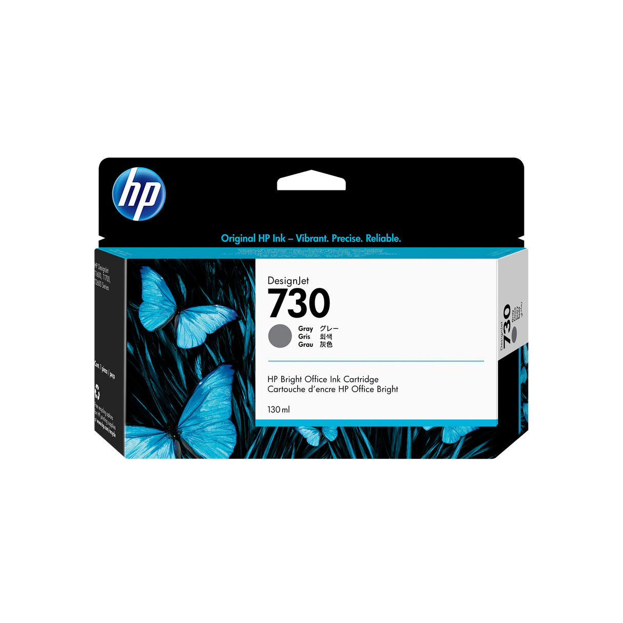HP 730 130-ml Gray Ink Cartridge
