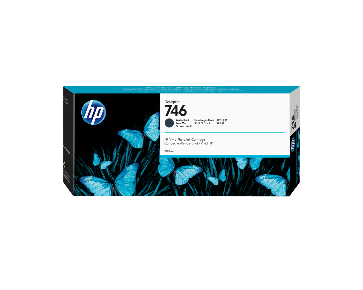 HP 746 300ML MATTE BLACK INK CARTRIDGE Z6/Z9 DESIGNJET