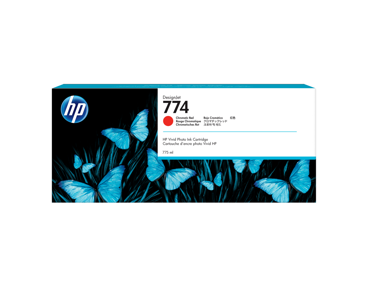 HP 774 775ml Chromatic Red DesignJet Ink Cartridge (6810 ONLY)
